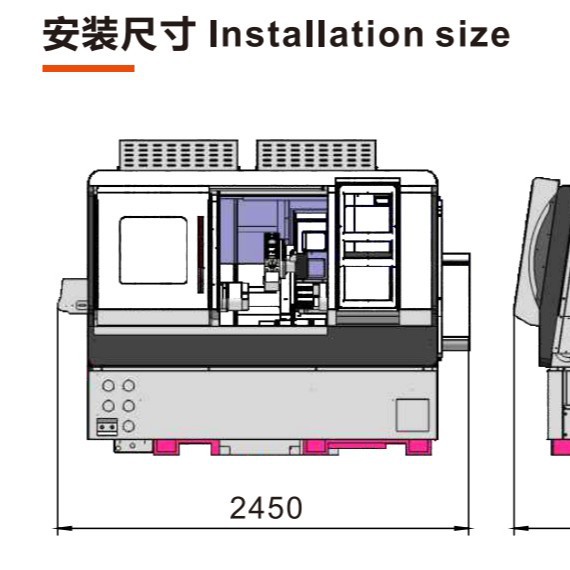 Second-Hand Cnc Machine Tool Cxs-46 Model Double Spindle Single-Blade Tower Machine Tool Bmt4S Power Tool Tower Machine Tool Manufacturer