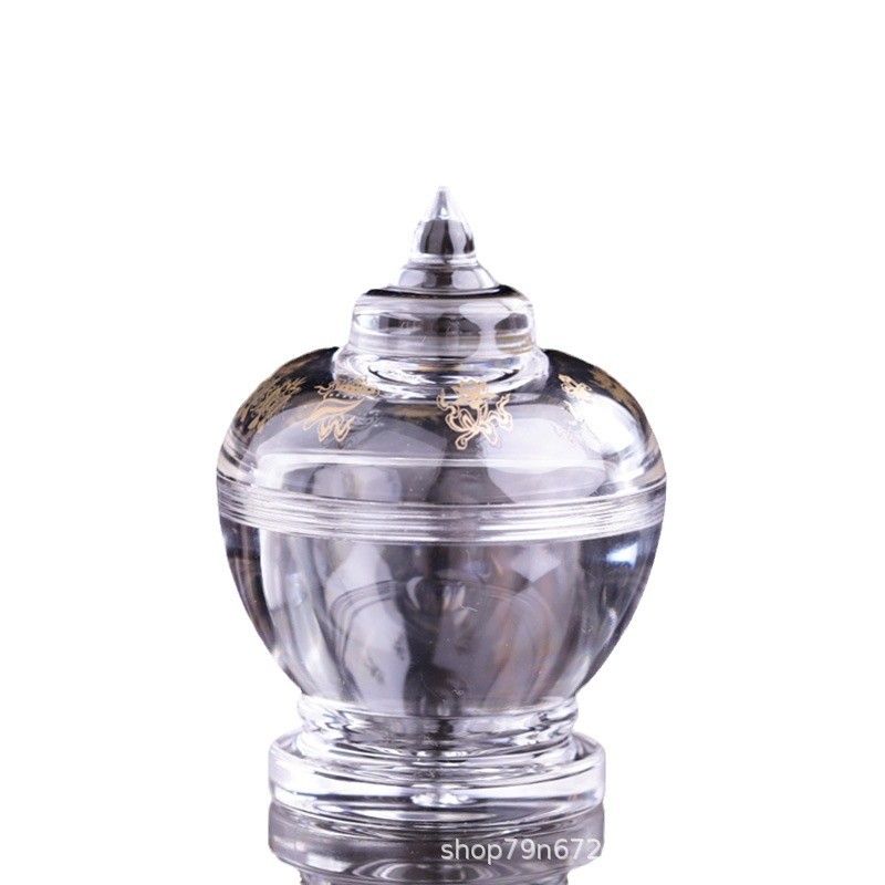 Acrylic Bottle Eight Auspicious Pagoda Bodhi Pagoda Pack Gawu Box Transparent Crystal Kadang Pagoda Xizang Supplies
