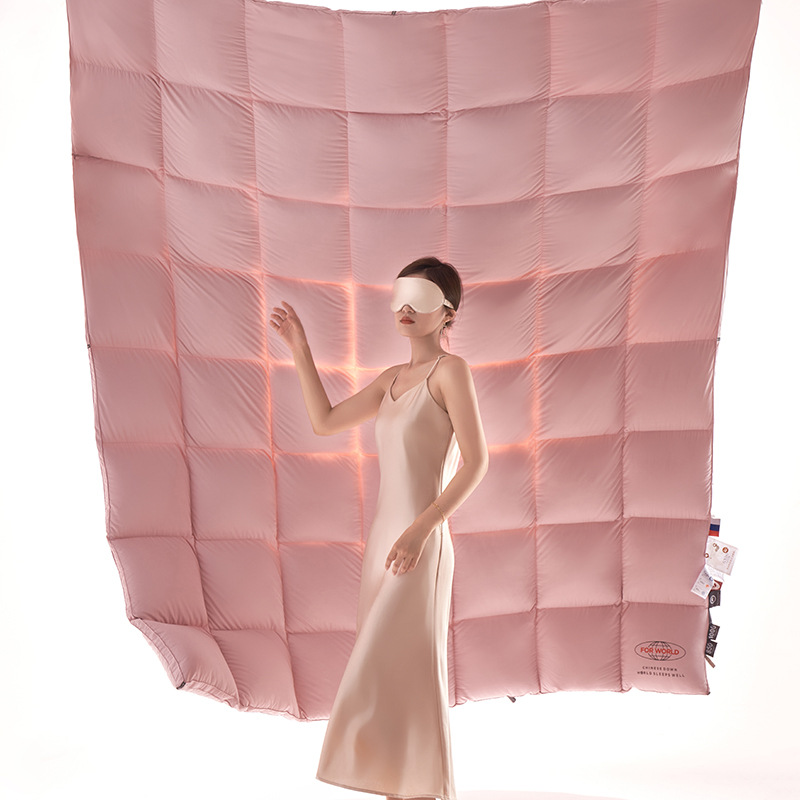 New down Quilt 95% White Goose down Goose down Quilt 100 Goose down 98 Hanging down 5A Grade Hungary Large Velvet Genuine