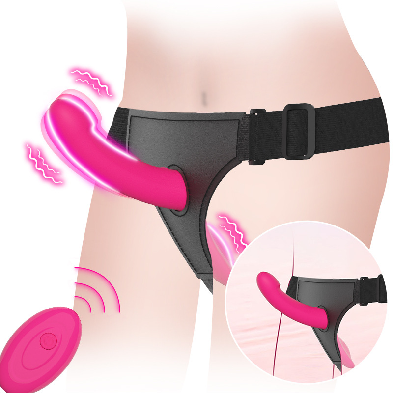 Color-changing Fox New Lala Leather Pants Wear Artificial Dildo Double Head 10 Frequency Vibroseer Adult Explosion Masturbator