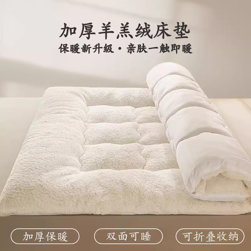 New Thickened Lamb Wool Mattress Soft Cushion for Home Use Tatami Dormitory Single Student Sponge Mattress