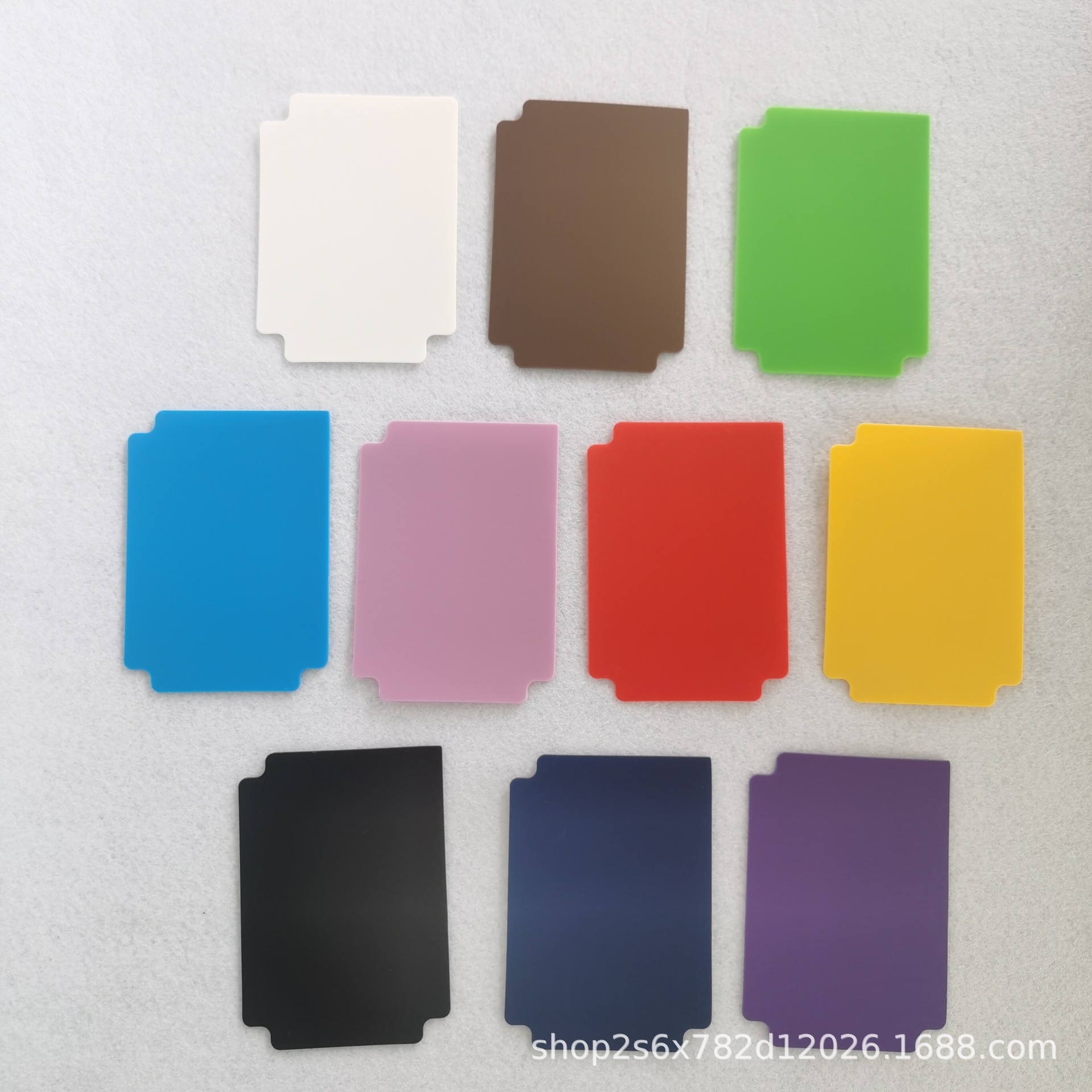 68.5 * 96.5mmPP game card spacer CARD DIVIDER monochrome color printable