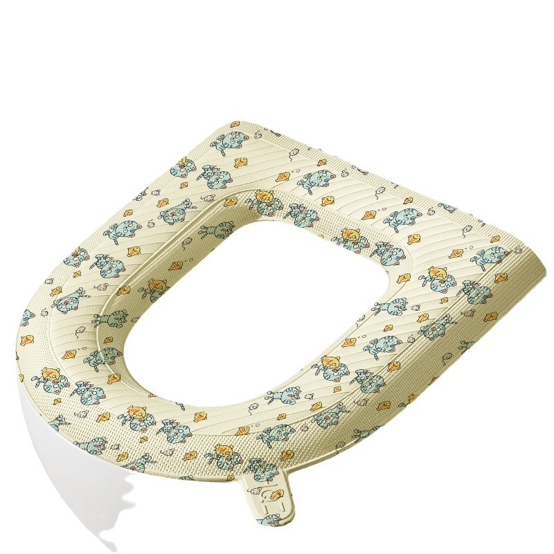 Four Seasons universal toilet foam ring winter autumn and winter toilet cover household washable erasable waterproof toilet cushion