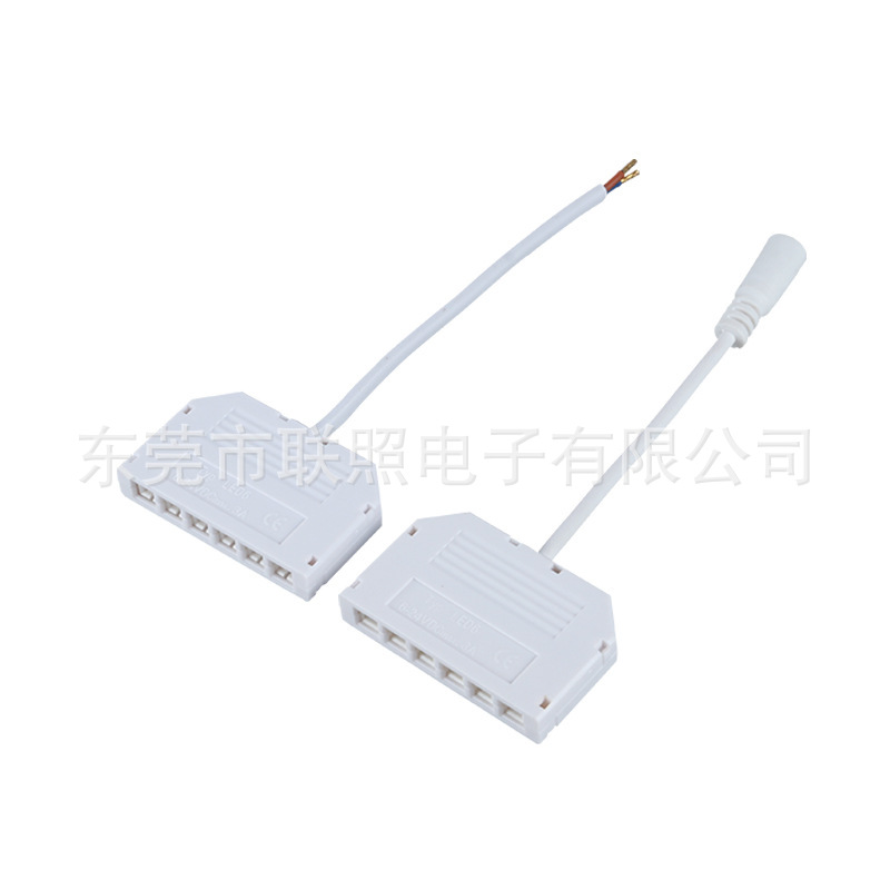 Lighting accessories DuPont Port six-hole junction box one-to-six-bit wine cabinet Cabinet lamp junction box lamp connector