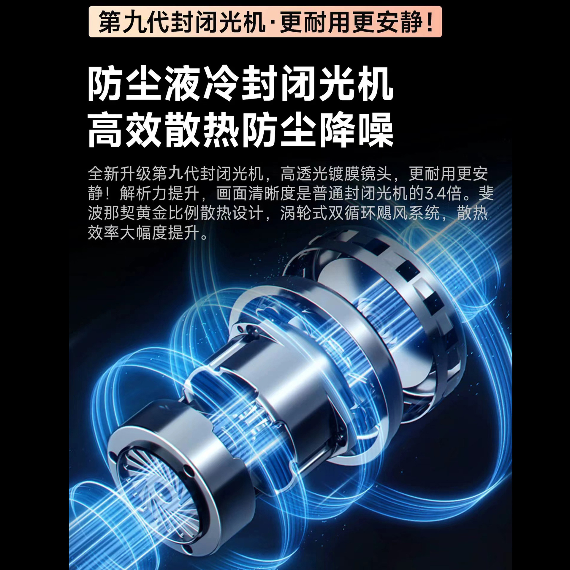 24 New Projector Home Ultra-High Definition 4K Mobile Phone Screen Projection Office Meeting Daytime Direct Projection Strong Laser Smart