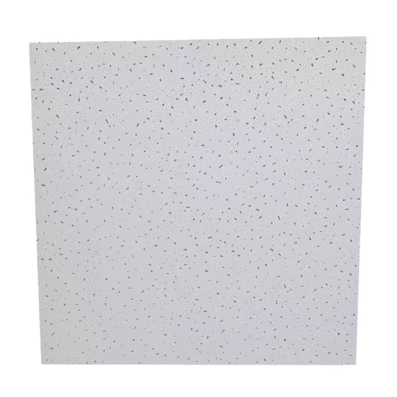 Ceiling Mineral Wool Board 600 Moisture-Proof and Heat-Insulating Black Mineral Wool Decorative Sound-Absorbing Board Office Ceiling Material
