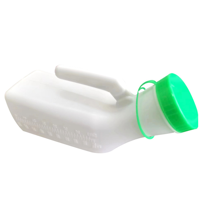 Thickened large-capacity Men's luminous portable chamber pot thread with lid large diameter resin material adult urinal