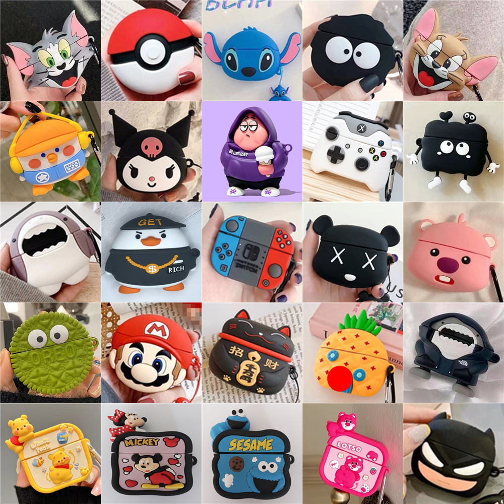 Милый силиконовый защитный чехол для airpods pro2, мягкая коробка для новых беспроводных наушников Apple Bluetooth