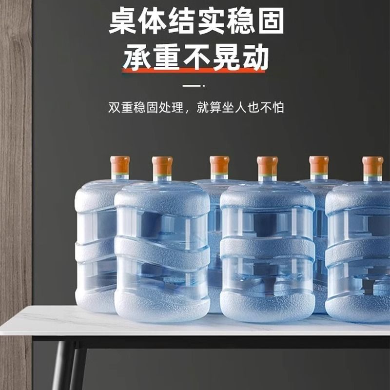 Modern Simple Slate Dining Table Dining Table and Chair Combination Rectangular Light Luxury Small Apartment Home Dining Table Table Factory