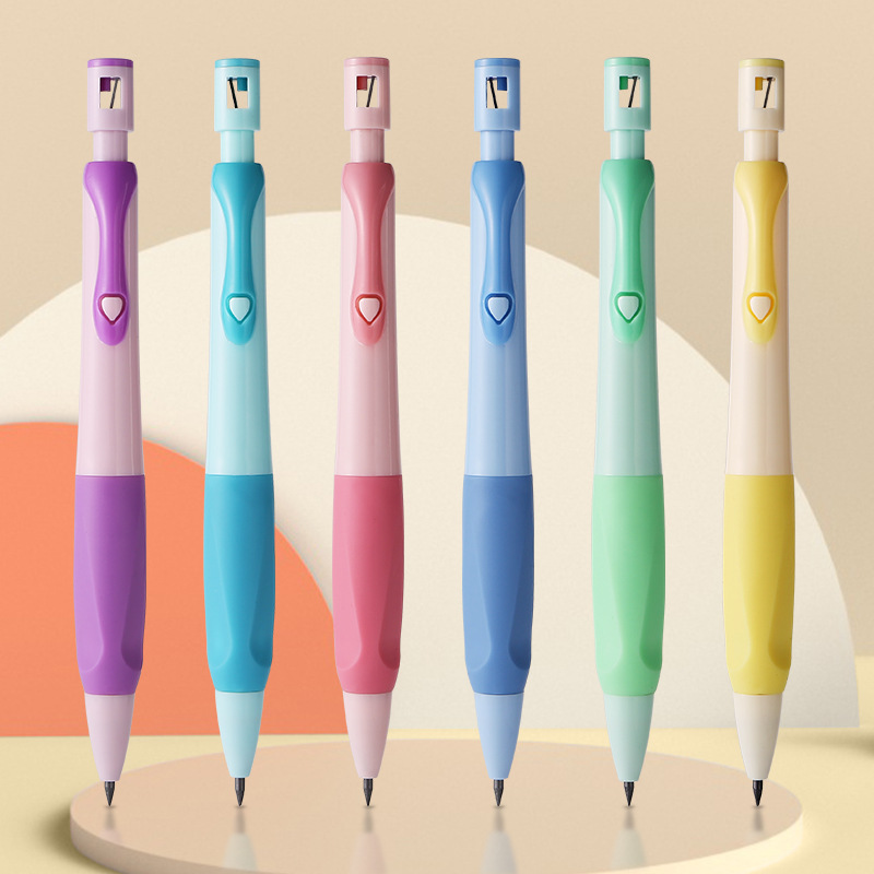 BK8240 automatic pencil is not easy to break without cutting. Baiku 2.0mm active pencil presses out the core student pencil