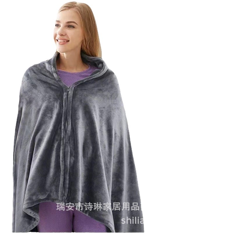 Cross-border electric blanket outer shawl multifunctional heating shawl 3-speed USB charging heating blanket cold-proof warm blanket