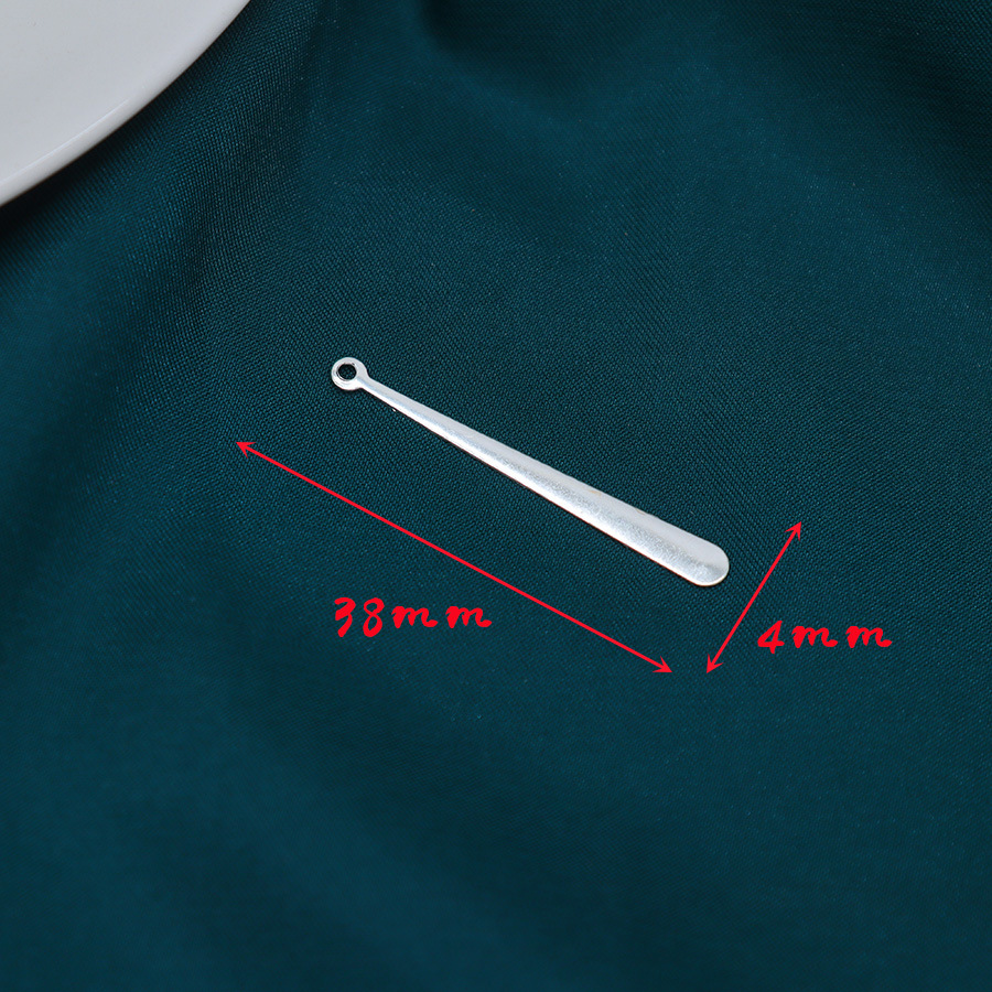 Electrophoresis high color retention strip single hole baseball bat iron blade diy ancient style hairpin step shake Chinese clothing accessories