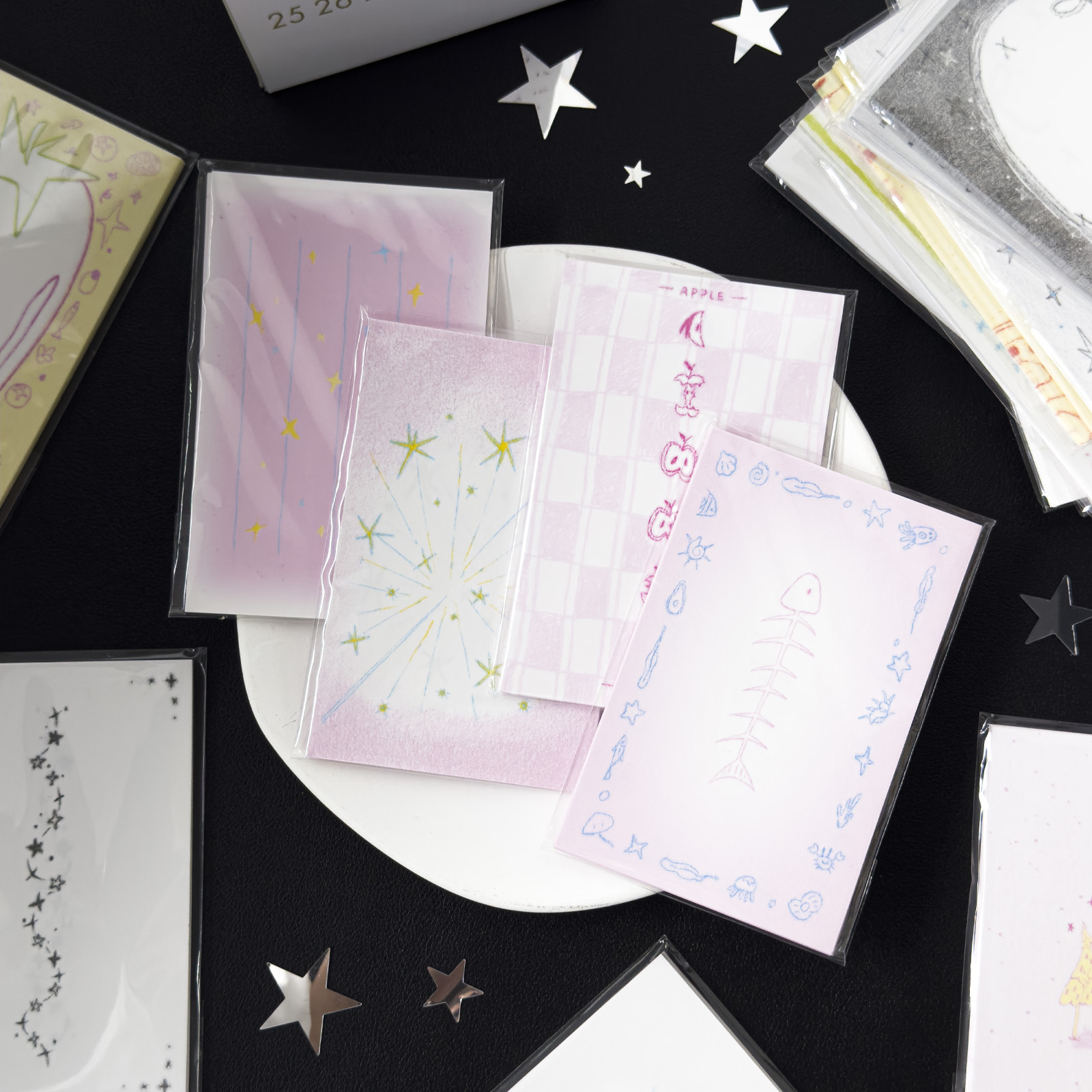 Jilu Agugu23 ℃ Ежедневная серия, стикеры на соляной основе, M5 планировщик, бумага для сообщений