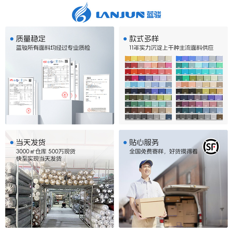 Factory in stock supply linen cotton fabric 55/45 hemp cotton blended dyed fabric spring and summer leisure fashion fabric