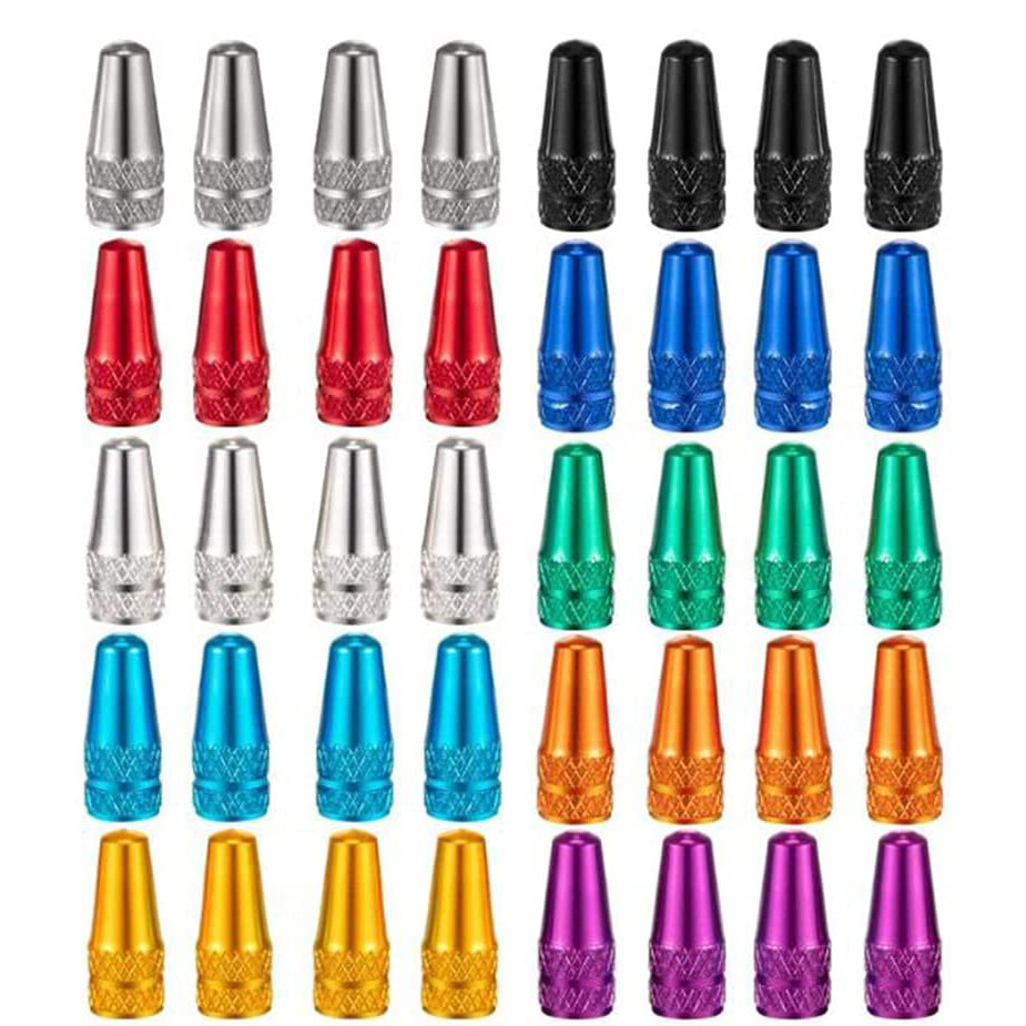 Ten-color French valve cap CNC bicycle aluminum alloy French nozzle air nozzle cap color air nozzle cover valve cover