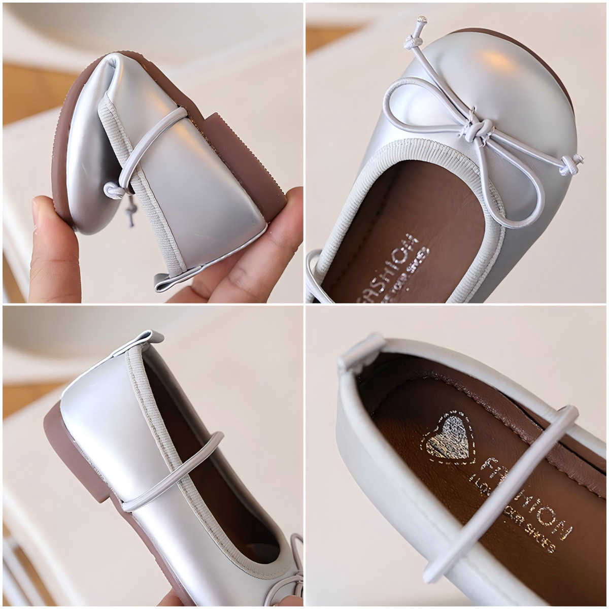 2025 Spring New Arrival Bow Single-layer Shoes Fashion Girl Baby Children's Shoes Children's Leather Shoes Chanel Style Girl's Princess Shoes