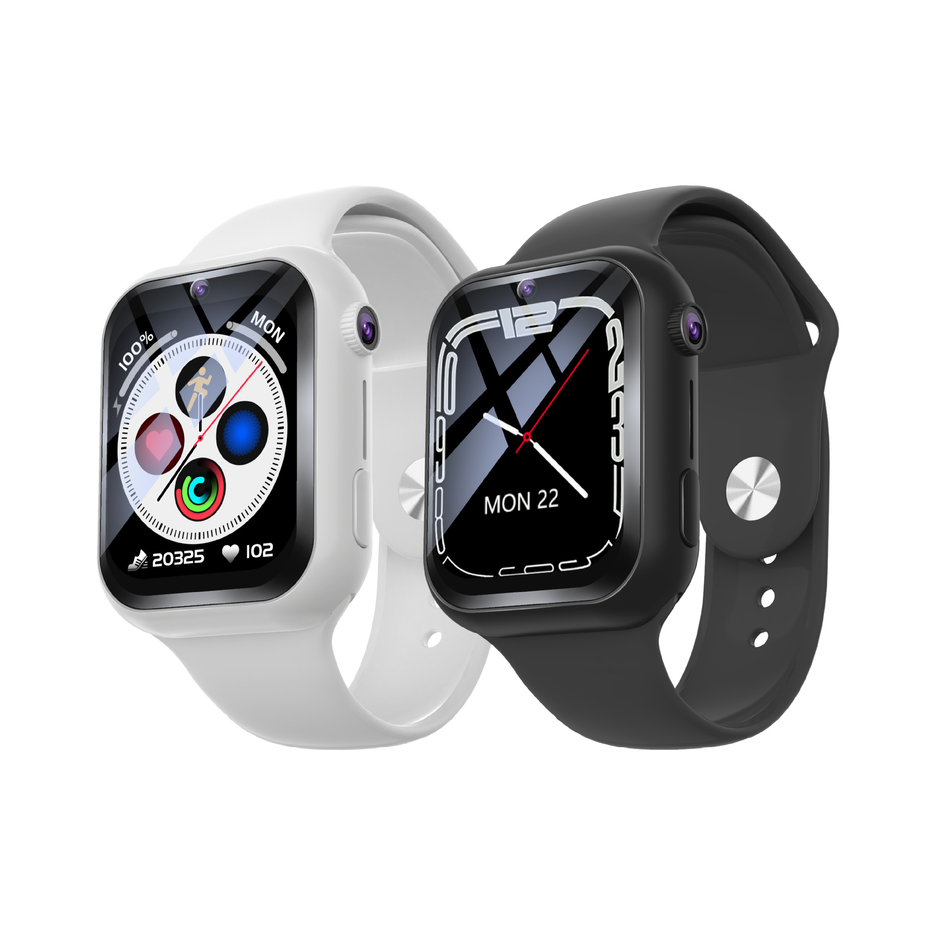 W57 Face Recognition Alipay Positioning Dual Camera Sms Qqnfc Phone Watch Smart Full Netcom Smart Positioning