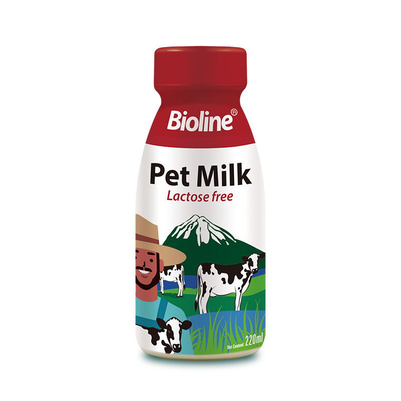 Bioline Pet Milk 0 Lactose Fresh Milk for Dogs, Cat Milk, Cat Fish Oil, Milk for Hair Beauty