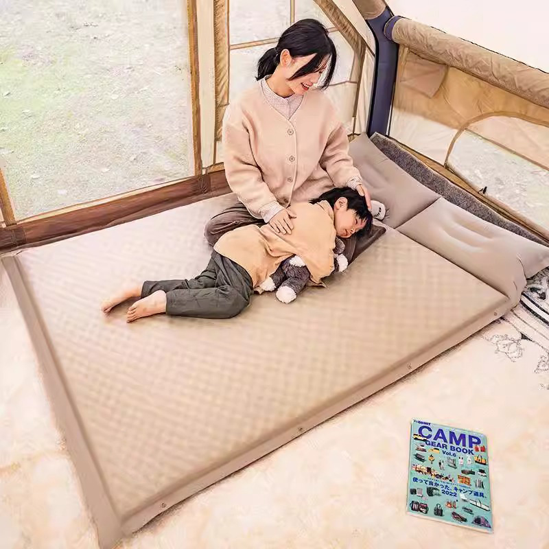 Automatic Inflatable Mattress Outdoor Camping Portable Air Mattress Home Floor Sleeping Mat Camping Moisture-Proof Tent Floor Mat