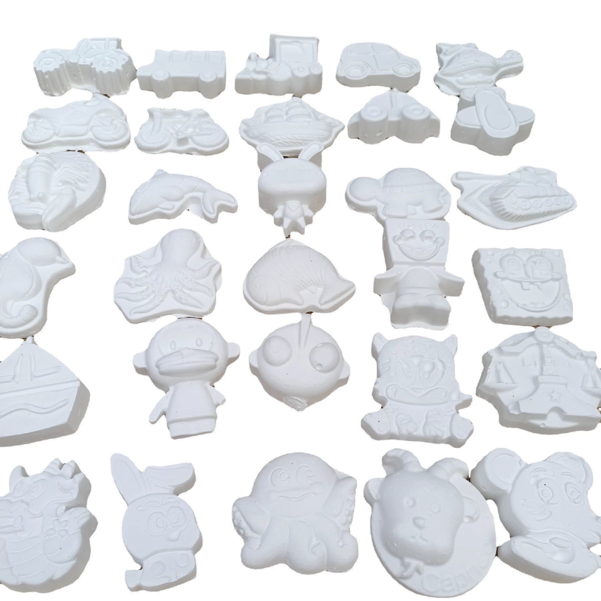 Children's DIY plaster doll handmade graffiti painting push toys kindergarten class opening gifts small gifts