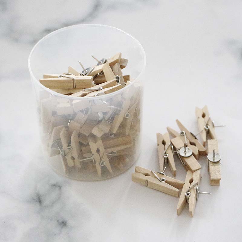 canned log ribbon pushpin clip wood clip cork clip photo clip decorative accessories desktop nail diy