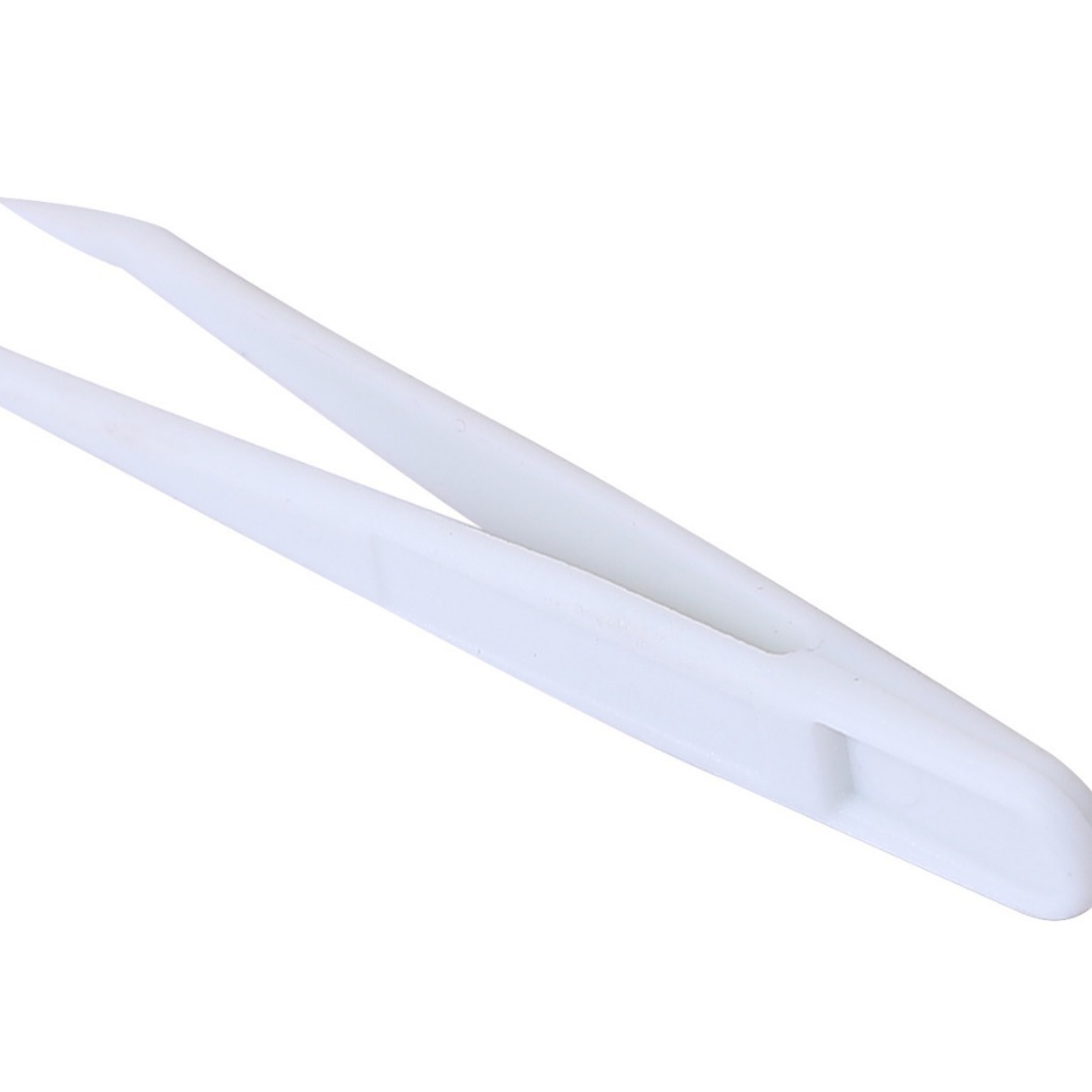 8cm plastic tweezers mini goo ka hand account clip color cartoon stationery tools hard plastic