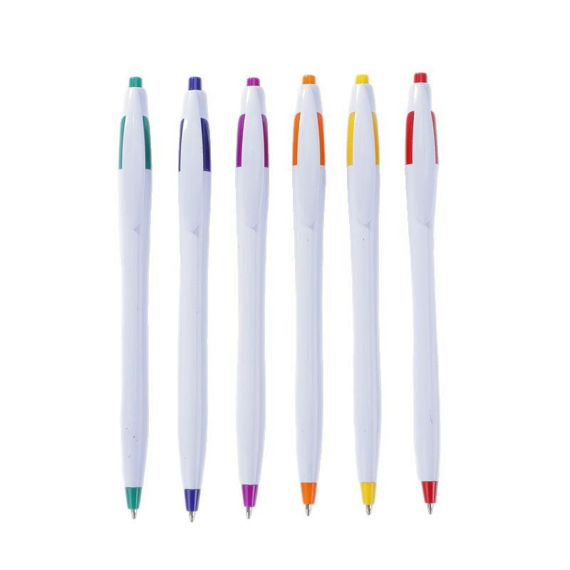 Press-Type Plastic Ballpoint Pen, Spear Pen, Small Gourd Pen, Office Stationery, Advertising Gift, Printable Logo Gift Box