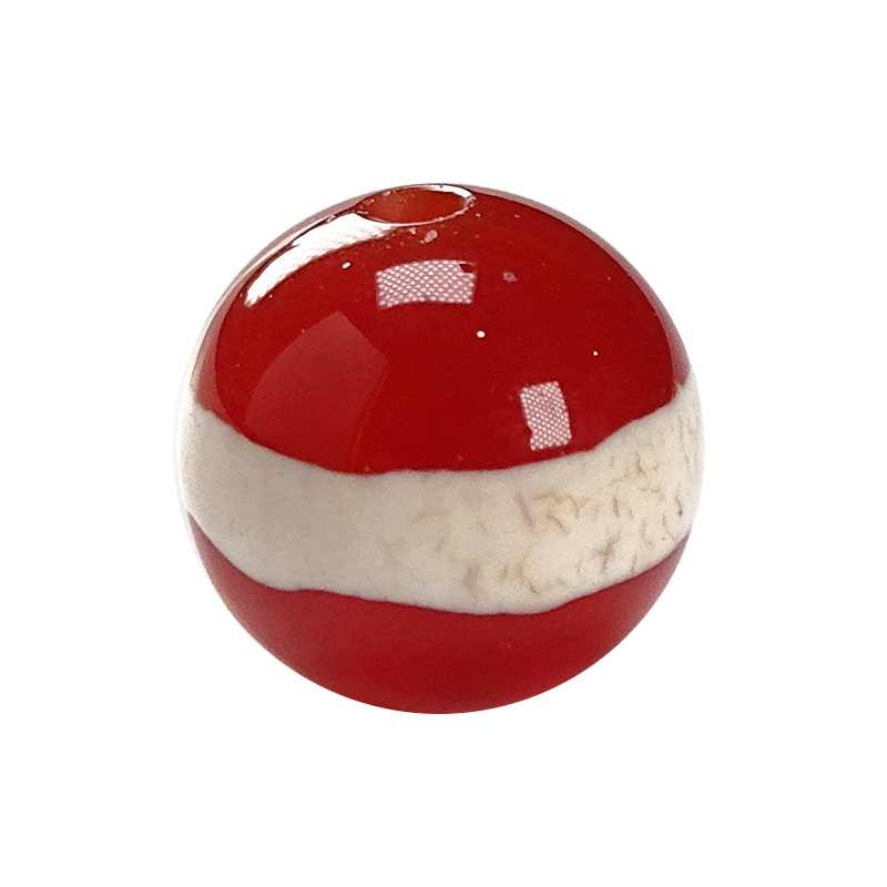 Grade 5A Red Agate First-Line Pharmacist Dzi Bead Bracelet Necklace Loose Accessories Spacer Beads Approximately 8*8mm Hot-Selling Popular Item