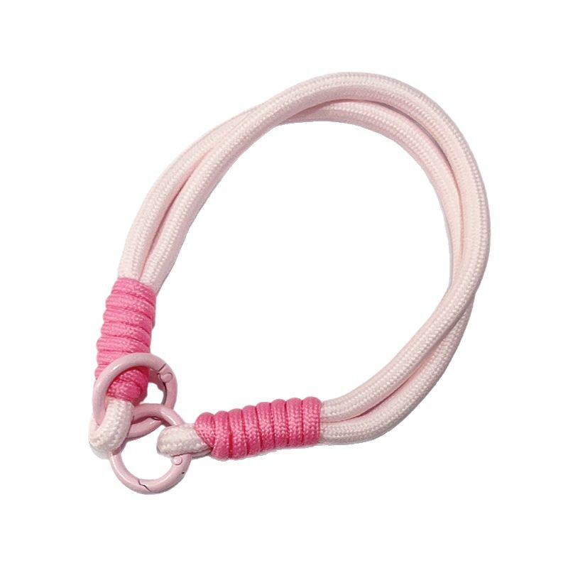 Super new fashion contrast color mobile phone lanyard mobile phone case pendant hand woven rope strong and durable wrist rope mobile phone chain