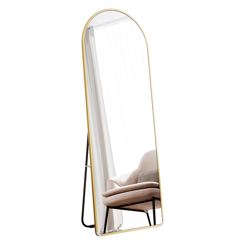 Full-Length Mirror, Floor-To-Ceiling Mirror, Home Wall-Mounted Cross-Border Wholesale, Girls' Bedroom Dormitory Wall-Mounted Three-Dimensional Fitting Mirror