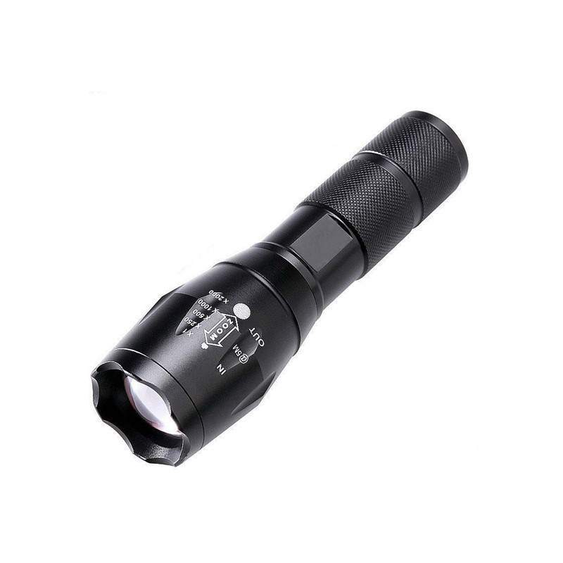 Cross-border aluminum alloy strong light T6 flashlight jade special purple light detector lamp 395 ultraviolet flashlight