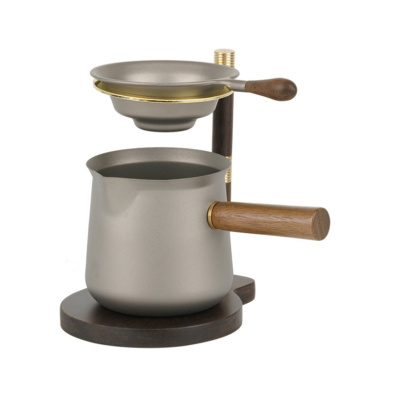 2025 New Model Pure Titanium Small Green Tangerine Special Teapot Fair Cup High-End Tea Strainer Integrated Brewing Tea Divider