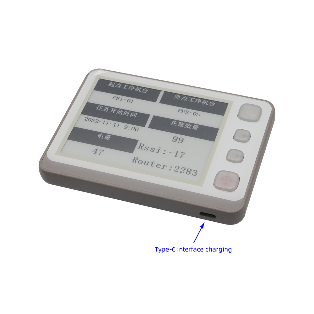 Customized 4.2inch Pickup Label Smart Lighting System Ptl Warehouse Management Pickup Electronic Pickup Label