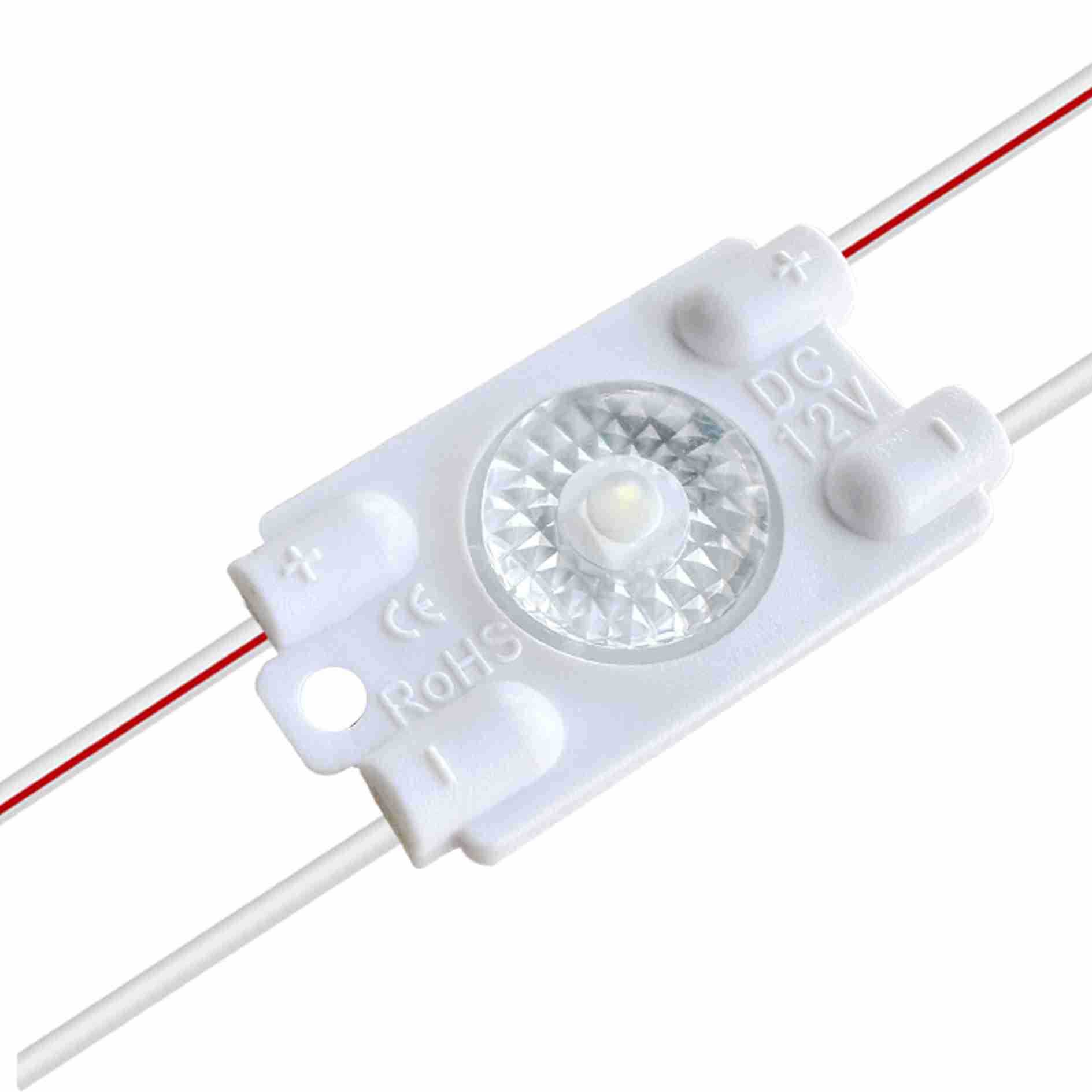 2835 High Light Efficiency One-Lamp Injection Molding Module Led Module175 ° Lens 12V Waterproof Ip65 Injection Molded Module
