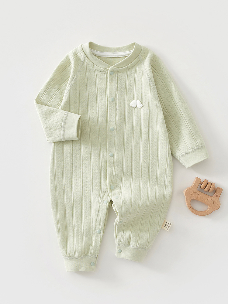 Комбинезон для новорожденных, хлопок, длинный рукав, пижамы