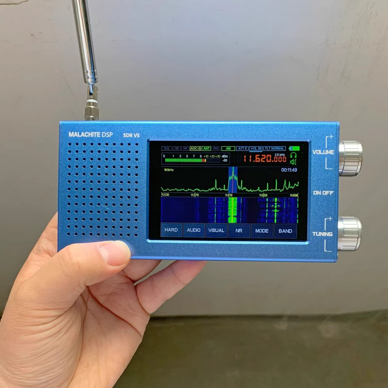 Malachite Dsp1 Sdr V5 Radio Receiver with Option 1.10D Firmware Radio Shortwave