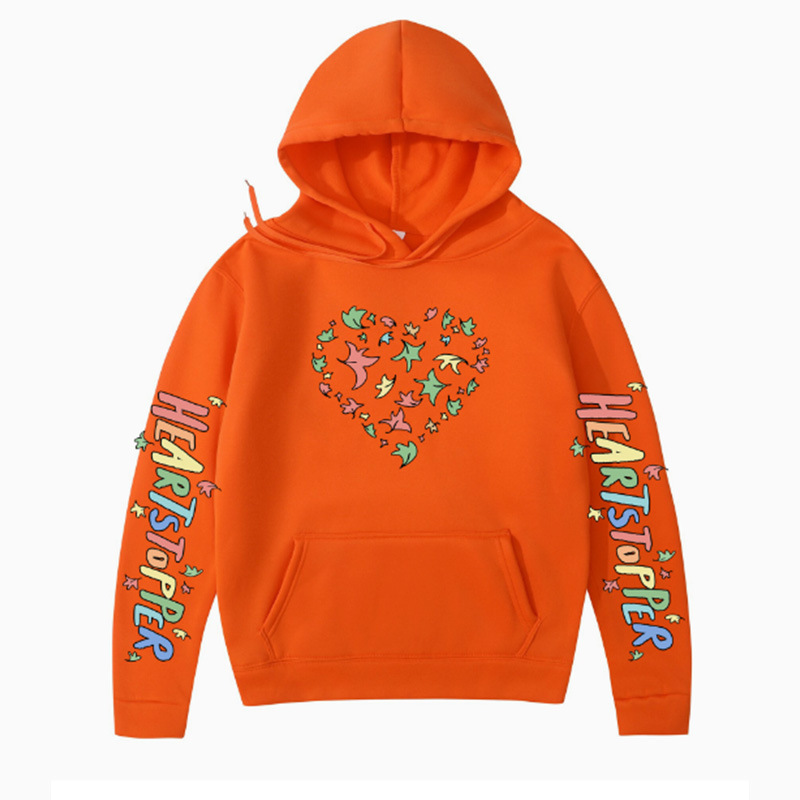 Cross-Border Autumn and Winter New Nick and Charlie British Drama Heartstopper Jacket Loose Hooded Sweatshirt