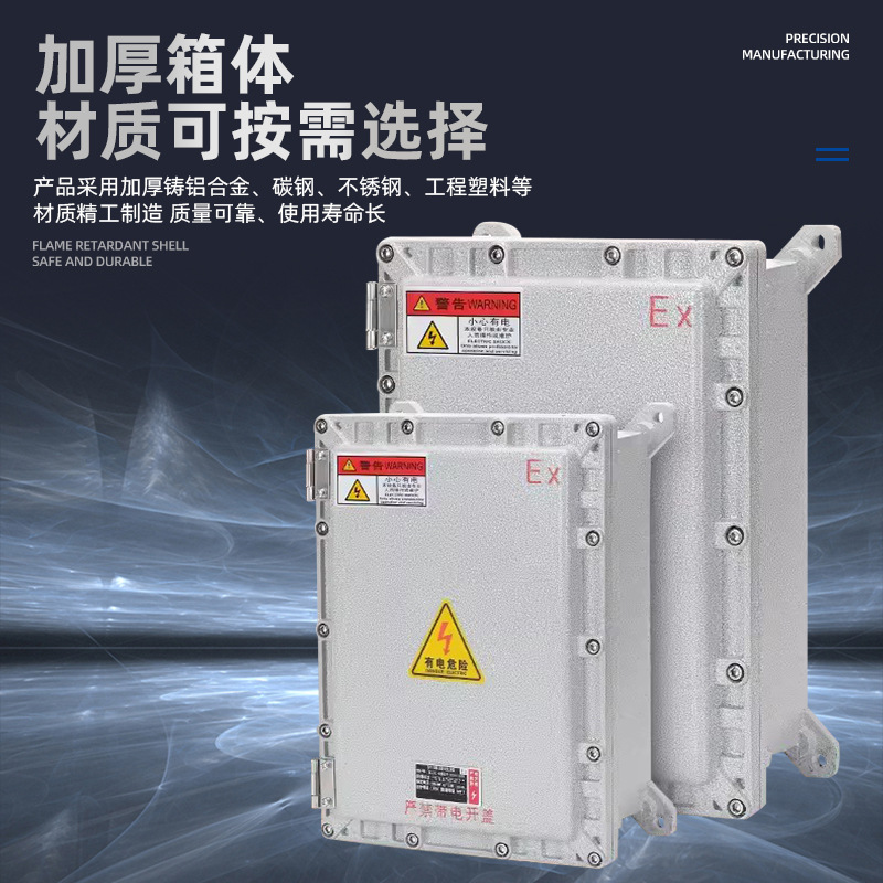 Dust Explosion-Proof Distribution Box Junction Box Explosion-Proof Instrument Box Control Cabinet Explosion-Proof Junction Box Outdoor Waterproof Box Manufacturer