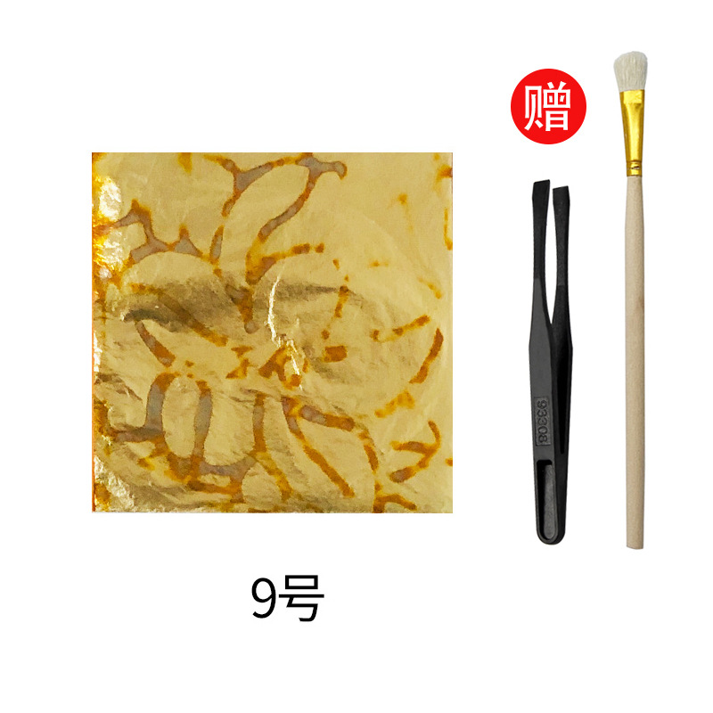 Gold Foil Paper Painting, Burnt Foil, Broken Gold Foil, Silver Foil Painting, Buddha Statue, Rock Painting, Art Tools, Nail Salon Crafts