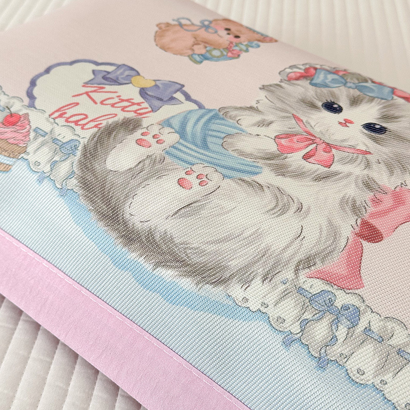 Summer mat pillowcase summer cartoon 40x 60 single ice silk children pillowcase 30x 50 kindergarten pillow wholesale