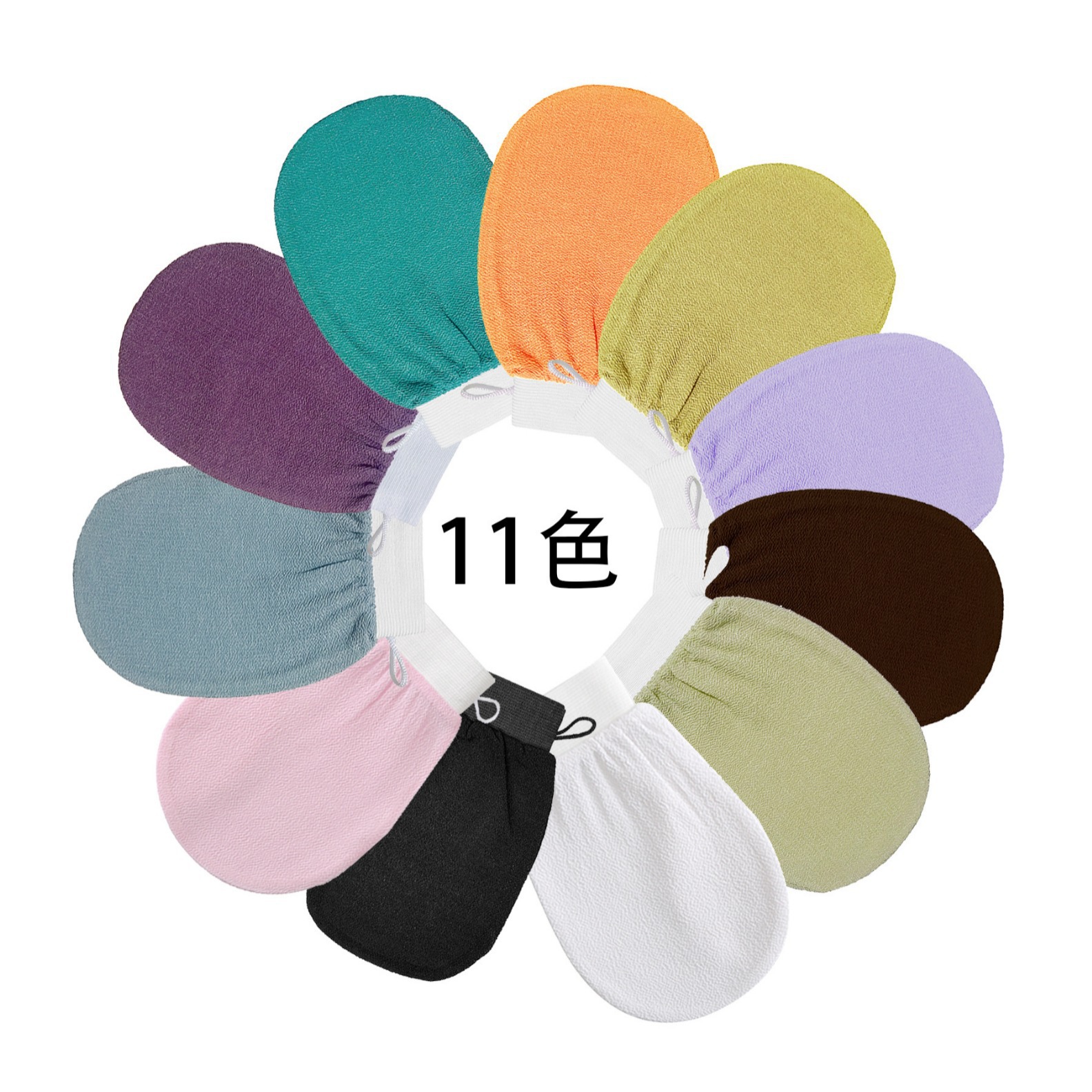 Перчатки для мытья из вискозного волокна 150D, не травмирующие кожу, для использования с грязью