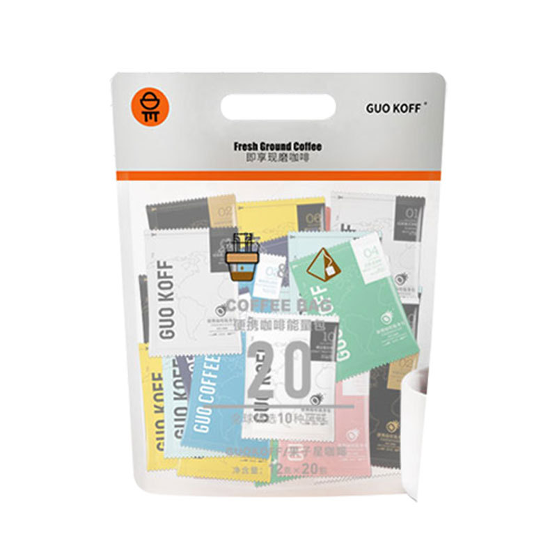 Italian Blue Mountain Hand-Brewed Blended with Freshly Ground Black Coffee Powder, Multi-Flavor Hanging Ear Coffee Optional, Nitrogen-Filled and Preserved Customization