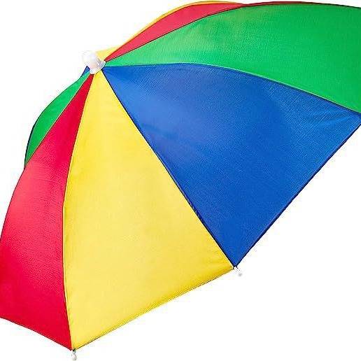 Fishing fish hat umbrella large Children adult hat head wearing umbrella cap men's and women's outdoor folding sun umbrella hat umbrella