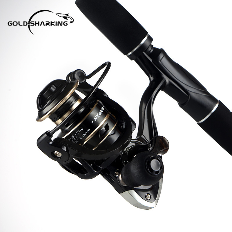 Golden Shark King fishing gear fishing reel fishing reel sea pole wheel anchor fishing wheel remote casting wheel anti-collision fishing wheel all-metal spinning wheel