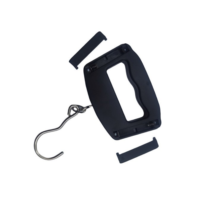 Wholesale 50kg large handle electronic portable scale portable express weighing hook scale blue backlit fishing scale