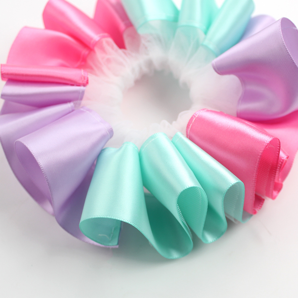 Cross-border Amazon explosions color pleated three-dimensional lace children's gymnastics dance performance tube socks Tutu