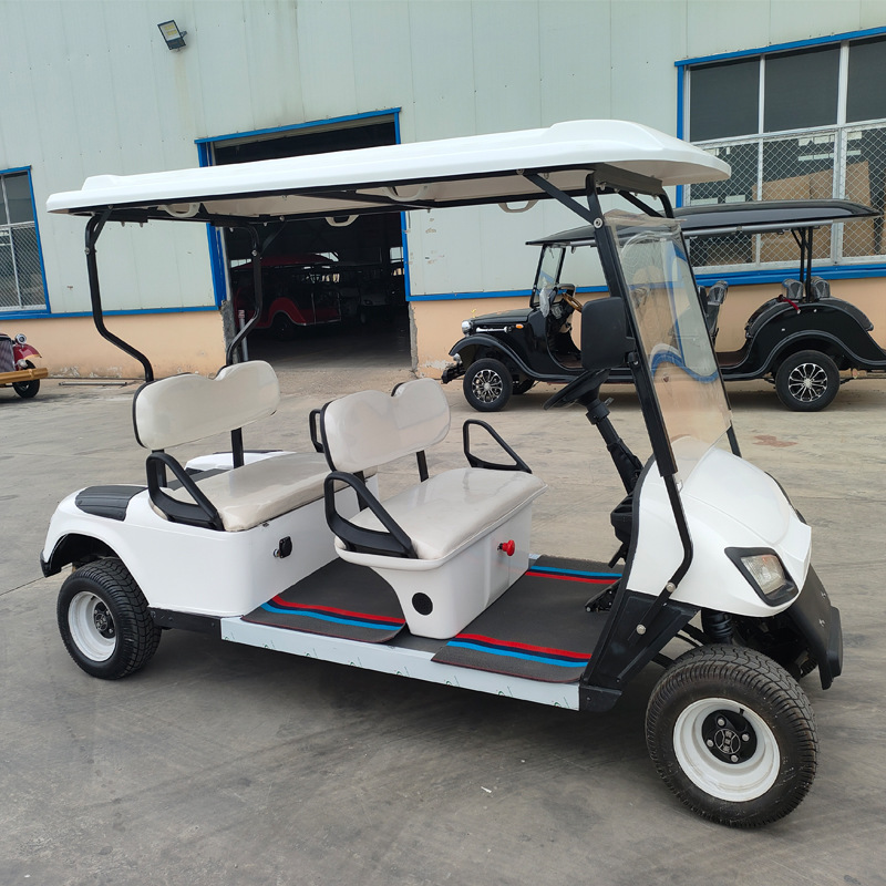 Electric Golf Cart 4 Seats 6 Seats Tourist Attraction Reception Patrol Car Park Sightseeing Shuttle Golf Cart