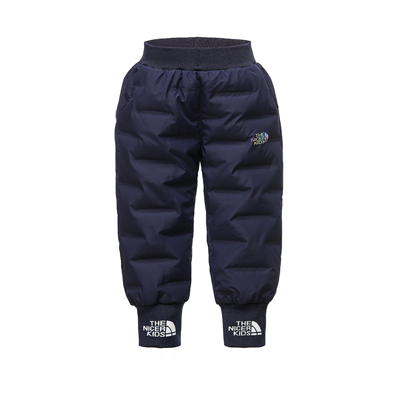 Children's down Pants New Style Boys and Girls 2025 New Winter Outer Wear Warm Small and Medium-Sized Baby Thickeneded Pants