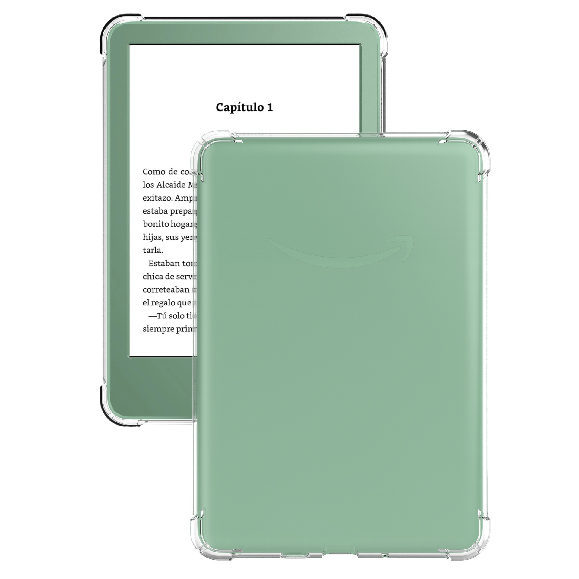 For 2024 Amazon Kindle Entry Edition E-book Protective Cover 12th Four Corner Airbag Anti-drop Transparent