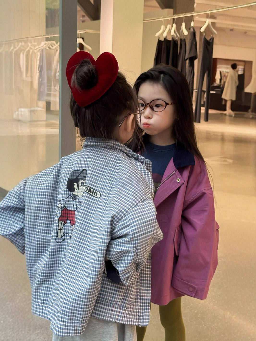 Boys and Girls Korean Style Fashionable Double-Sided Wearable Jacket 2025 Autumn New Kidsren's Jacket Long-Sleeved Plaid Jacket